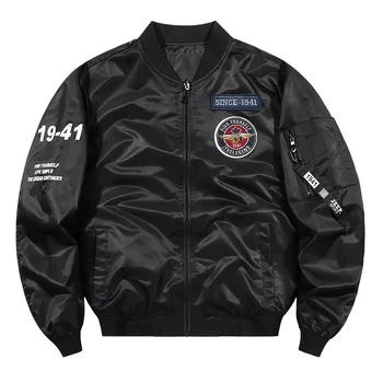 Мужские куртки военного пилота, мужские осенние куртки-бомберы, хлопчатобумажное пальто, тактическая армейская куртка, мужская повседневная летная куртка ВВС