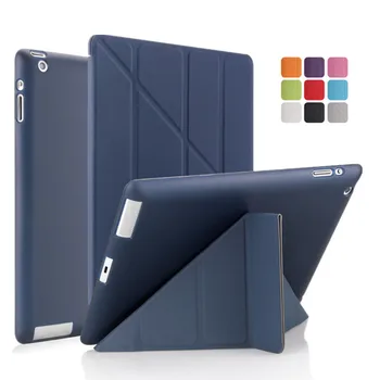 Чехол для ipad Pro 9,7-дюймовый Силиконовый многослойный Смарт-чехол Для iPad Pro 9,7 Case 2017 A1673 A1674 A1675 Funda protective shell