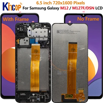 Для Samsung M12 M127 SM-M127F Дисплей ЖК-экран Для Samsung M12 SM-M127G ЖК-дисплей Сенсорный экран Для Samsung Galaxy M12 LCD