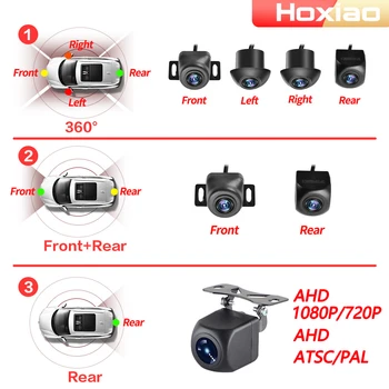 Автомобильная Камера заднего Вида AHD 1080P 720P NISC/PAL 360 ° передняя задняя левая и правая Панорамная Камера для автомобильного мультимедийного плеера Android