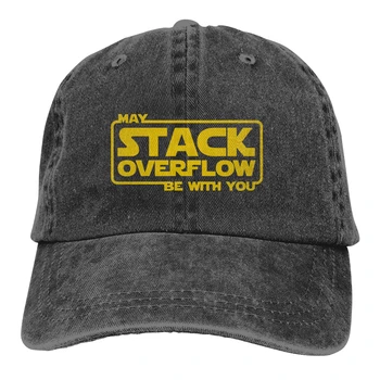 Летняя кепка Солнцезащитный козырек Stack Overflow С Вами Хип-хоп Кепки Операционная система Linux Смокинг Ковбойская шляпа с пингвином Остроконечные шляпы