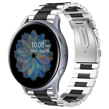 для Samsung Galaxy Watch Active 2 40 мм 44 мм ремешок 20 мм 22 мм Металлический браслет на запястье для Galaxy watch 46 мм/gear s3 Frontier band