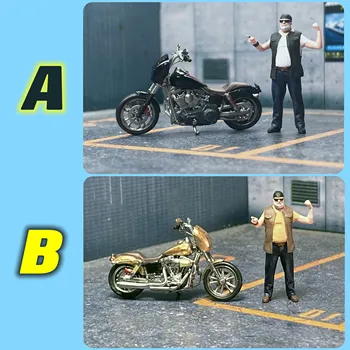 Предварительный заказ серии реалистичных персонажей Moto StreetBob и Man Uncle EHC 1/64