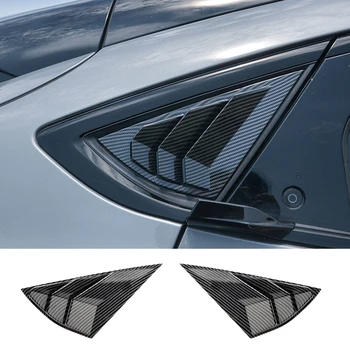 Жалюзи на четверть бокового окна для Ford Mustang Mach-E, Вентиляционное отверстие, черный спойлер 2021 2022, Декоративные Аксессуары