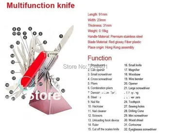 Режьте мясо многофункциональным ножом!