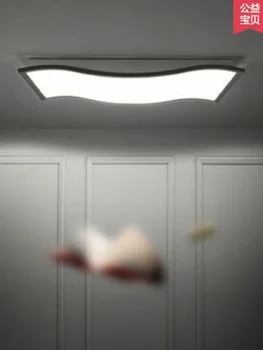 Светильник для гостиной, простой и современный прямоугольный бытовой светодиодный потолочный светильник, новый изогнутый светильник для прихожей
