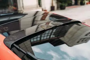 Верхнее крыло Спойлера на крыше автомобиля из углеродного волокна для Porsche Carrera 911 992 Coupe 2019-22