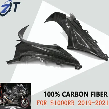 Аксессуары для мотоциклетного обтекателя, передняя боковая панель из 100% углеродного волокна, для BMW S1000RR 2019 2020 2021 2022