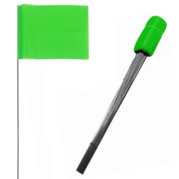Зеленый 100 шт 4 x 5-Дюймовый Флаг Для Разметки Ландшафтного Двора, Маркерные Флажки для Газона