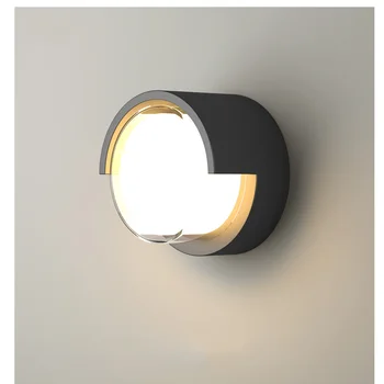 Светодиодный настенный светильник для домашнего декора, современный минималистичный прикроватный светильник для гостиной, коридора, прохода, украшения отеля, Квадратный настенный светильник