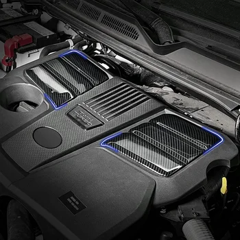 Крышка кожуха двигателя, отделка панели, подходит для Toyota 2022-2023 Аксессуары, ABS Углеродное волокно