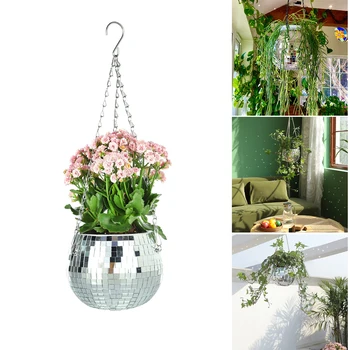 Горшки для растений Кашпо для растений Подвесной цветочный горшок для домашнего декора комнаты во внутреннем дворике