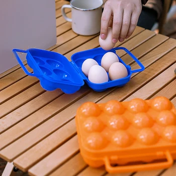 Переносной ящик для хранения яиц, Нескользящий защитный чехол для яиц для барбекю