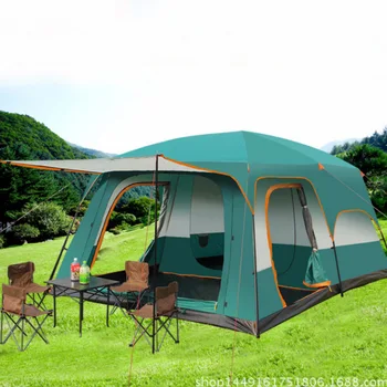 Две спальни, одна гостиная, большая палатка, кемпинг на открытом воздухе, 6-8 человек, 8-12 человек, две спальни, одна гостиная, палатка для кемпинга