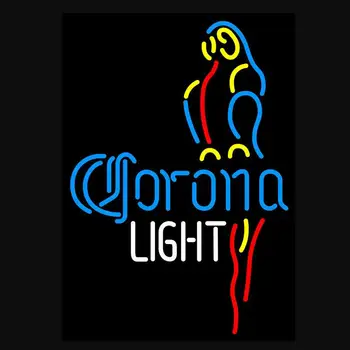 Изготовленная на заказ неоновая вывеска пивного бара Corona Light Parrot Glass