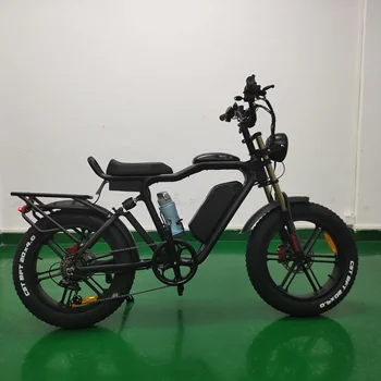 Велосипед для взрослых 20-дюймовая толстая шина 48v1000w Мотор 48v 22ah Литиевая батарея Электрический велосипед