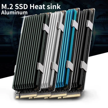Охлаждение SSD-накопитель 2280 Радиатор M.2 NVME из магниево-алюминиевого сплава, эффективный радиатор для ПК с термосиликоновой прокладкой