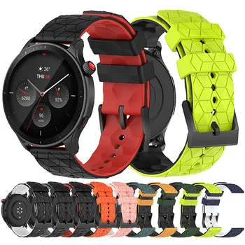 Универсальный 20мм 22мм Силиконовый Ремешок для Huawei Watch GT 2/3/Pro 42мм 46мм Samsung Galaxy Watch 4 5/Classic Sport Band Amazfit GTR