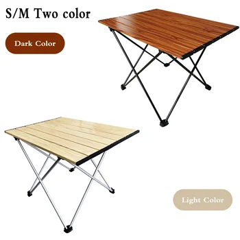Сверхлегкий походный алюминиевый складной стол Compact Roll Up с сумкой для переноски для кемпинга mesa plegable