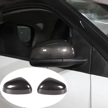 2 шт./компл. Защитная декоративная крышка автомобильного зеркала в стиле углеродного волокна Подходит для Mercedes Smart 2016-2021 Аксессуары для экстерьера автомобиля