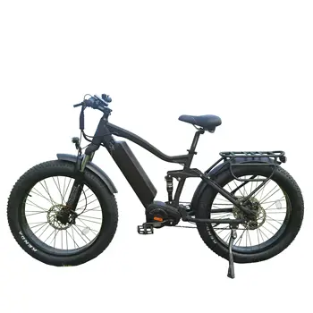 48 В 1000 Вт Bafang Электрический фэтбайк с ультра-средним приводом, двойная подвеска Tektro, гидравлический дисковый тормоз, горный велосипед