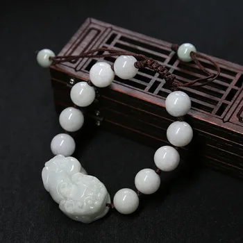 Браслет из натурального камня храбрые мужчины и женщины браслеты ручной работы Pi Xiu lucky evil