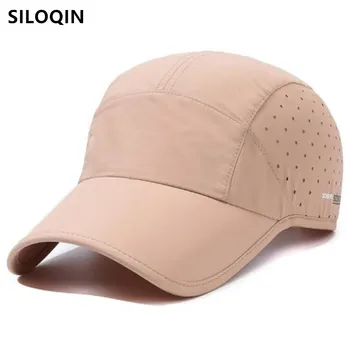Бейсболка Snapback, новая летняя дышащая сетчатая кепка, бейсболки для мужчин и женщин, модные универсальные солнцезащитные пляжные шляпы Бесплатная доставка