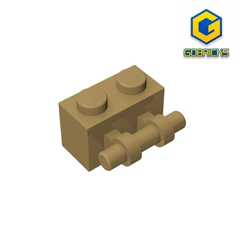 Кирпич Gobricks GDS-652 1X2 С ПАЛОЧКОЙ совместим с детскими игрушками lego 30236, Собирает Строительные блоки Технического назначения