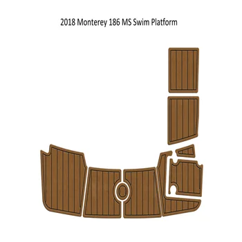 2018 Monterey 186 MS Swim Platfrom Подножка Лодка EVA Пена Пол из искусственного тика