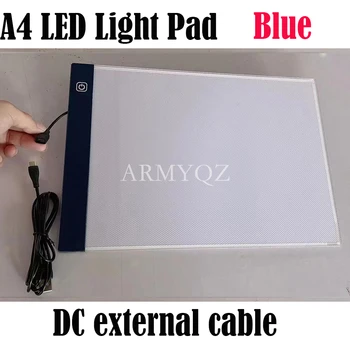 Внешний кабель постоянного тока A4 LED Light Pad для алмазной живописи Artcraft Tracing Light Box Копировальная доска Цифровые Планшеты Painting Writing D