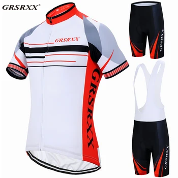Мужской комплект джерси для велоспорта GRSRXX, летняя дышащая одежда для велосипедной команды MTB Pro для шоссейных гонок, комплект для велоспорта на велосипеде с защитой от пота
