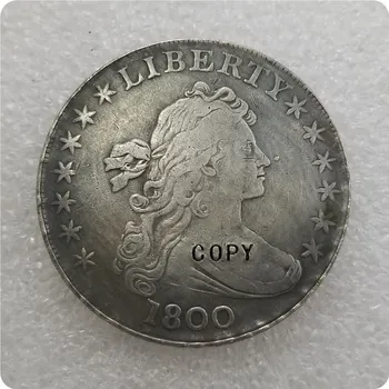 США 1800 Драпированный бюст Копия монеты в долларах памятные монеты-копии монет медали монеты предметы коллекционирования