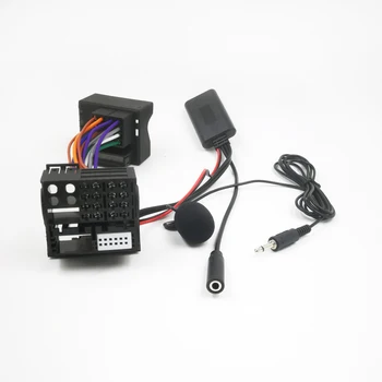 Biurlink 10 шт. Для BMW E60 04-10 E63 E64 E61 Mini Navi Радио Стерео Bluetooth AUX Аудиокабель ISO Адаптер Микрофон Громкой Связи