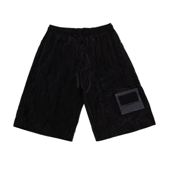 Мужские шорты, летние свободные брюки с завязками, рабочая одежда, сетчатые водонепроницаемые нейлоновые повседневные брюки длиной до колен MA802