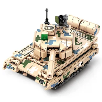 WW2 Военный Тип 15 Легкий Танк Коллекционная Модель Украшения Строительные Блоки Кирпичи Рождественские Игрушки