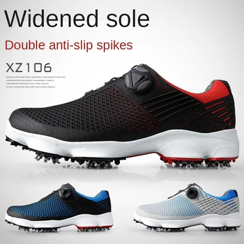 Оригинальные мужские туфли для гольфа мужская обувь 2021 года, спортивные кроссовки, супер водонепроницаемая противоскользящая обувь 2021 XZ162