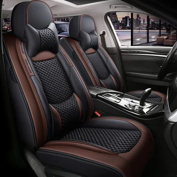 Universal Full Set Car Seat Cover For Land Rover Discovery Evoque Freelander Auto Accesorios Interiors чехлы на сиденья машины
