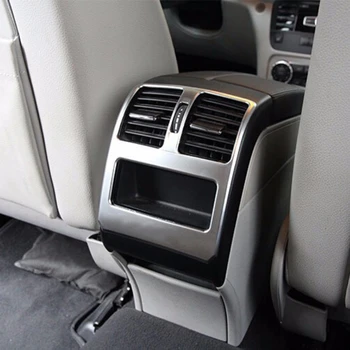 Для Mercedes Benz GLK X204 08-15 ABS Хромированный автомобильный задний подлокотник кондиционер Вентиляционное отверстие Рамка Крышка отделка наклейки автомобильные аксессуары