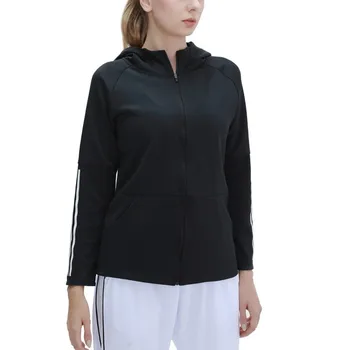 Спортивная куртка Женская трехслойная быстросохнущая верхняя одежда с длинными рукавами, куртка для фитнеса, куртка для бега, женская одежда для занятий йогой