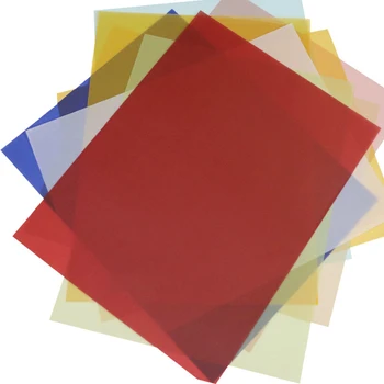 24шт цветных полупрозрачных кальок формата А4 для изготовления открыток своими руками