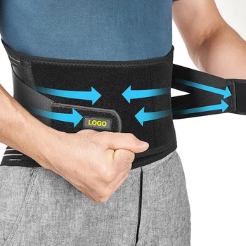 Спортивный регулируемый поясничный бандаж для спины Противоскользящий дышащий пояс для поддержки талии для упражнений Фитнес Велоспорт Бег Теннис Гольф