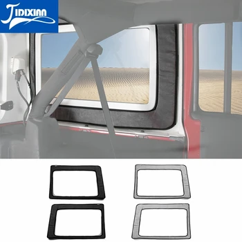 Комплект из хлопка для теплоизоляции заднего стекла салона автомобиля JIDIXIAN для Jeep Wrangler JK 2012-2017 Автомобильные аксессуары для 4 дверей