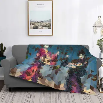 Одеяло для японских художников, флисовая фланель, Весна-осень, Ультрамягкие одеяла для гейш, покрывало для постельных принадлежностей