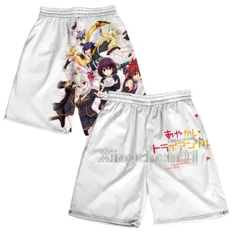 Треугольные шорты Ayakashi, летние мужские шорты для отдыха, популярные пляжные шорты Harajuku 3D,
