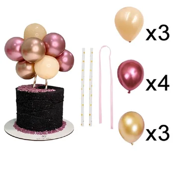 10шт Воздушный шар, топпер для торта, конфетти в форме облака, шарики для Дня рождения, Душа ребенка, свадьбы, Рождественской вечеринки, декора для дома, 5 дюймов
