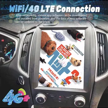 Для Ford Edge 2014 2015 2016 2017 Автомобильное радио DVD GPS Навигационный плеер автомобильное стереосистема головное устройство базовая версия восьмиядерный Android 12