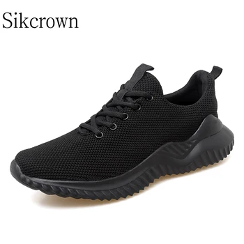 Легкие мужские кроссовки для бега, размер 47, Дизайнерская мужская обувь, дышащая сетка, черные теннисные кроссовки, мужские повседневные кроссовки, обувь