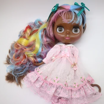 кукла Joint body Nude Blyth, фабричная кукла, модная кукла, подходящая для девочек с разноцветными волосами
