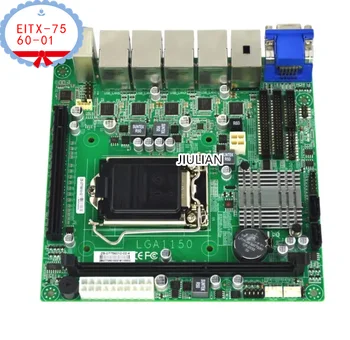 Промышленная материнская плата EITX-7560-01 DDR3 H81 4-го поколения LGA1150 5 * LAN 2 * USB3.0 8 *USB2.0 PCIE MINIPCIE В хорошем состоянии