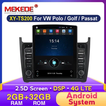 4G LTE Android DSP для Volkswagen VW polo седан 2008 2009 2010 - 2015 Автомобильный GPS-навигатор, радиоплеер, мультимедиа без DVD 2.5D
